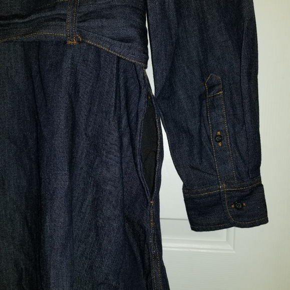 LAUREN Ralph Lauren Fit-and-Flare Denim Shirtdress - Picture 6 of 8